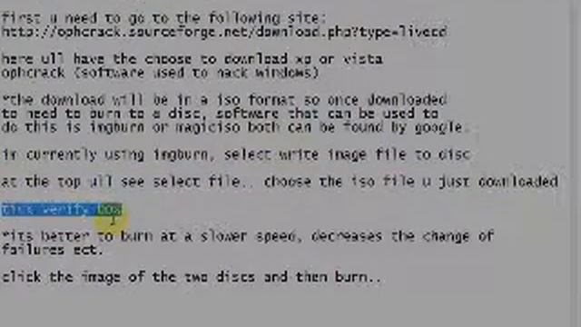 how to hack windows xp or vista using ophcrack смотреть онлайн