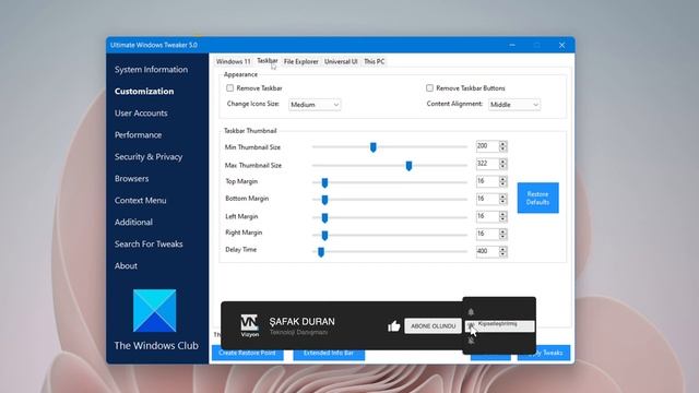 Ultimate Windows Tweaker Detaylı Anlatım (Bilgisayar Performans Arttırma) L Windows 11