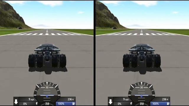 Batmobile Virtual Reality Gameplay in SimplePlanes смотреть онлайн