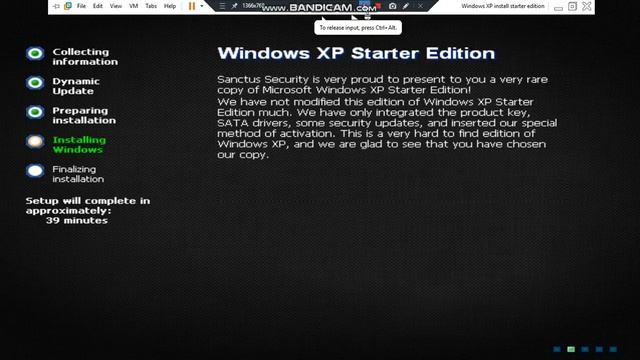 How to Install Windows XP Starter Edition In Vmware смотреть онлайн