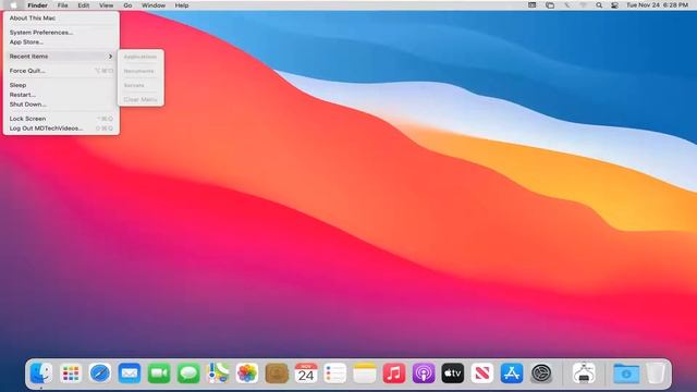 How to Manage / Clear Recent Items on macOS Big Sur [Tutorial] смотреть онлайн