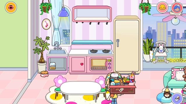 Miga World kawaii House Design Ideas| kawaii Apartment Decorations| Miga town |tocaboca смотреть онлайн