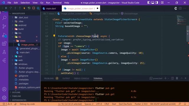 Bug Fix Image Picker From Camera & Gallery || Flutter Tutorial in Hindi смотреть онлайн