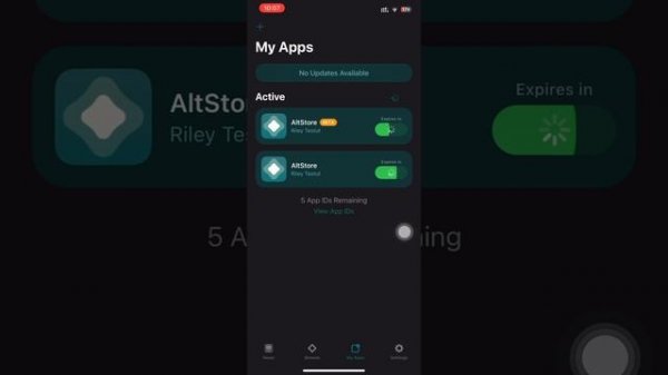 AltStore released new update v1.6.2 There is no provisioning profile with the requested identifier