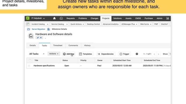 Introduction to Project Management in ServiceDesk Plus смотреть онлайн