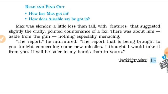 Class 10th the midnight visitor chapter 3 English book foot prints without foot steps हिंदी में смотреть онлайн