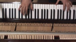 Черный кот на пианино в джазовой обработке (instrumental real piano cover)