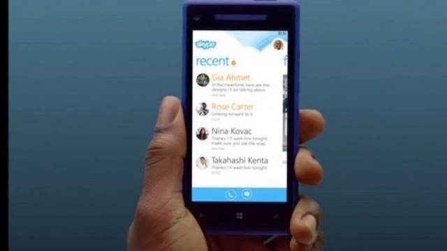 Chat in HD With Skype v2.4 for Windows Phone! (1080p) смотреть онлайн