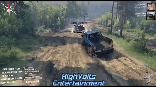 Spintires Modded Multiplayer - Extreme Performance F350 - Crazy Powerfull Part 1 смотреть онлайн