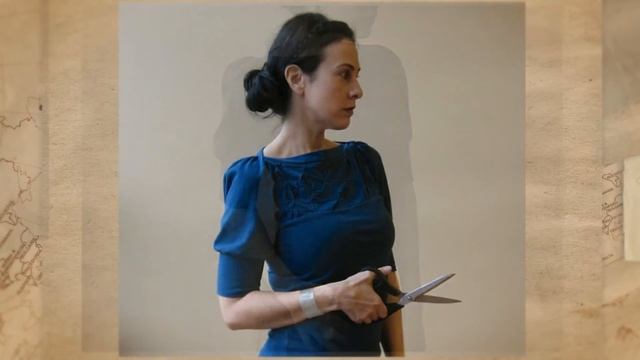 Folded Detail Top With Puff Sleeves смотреть онлайн