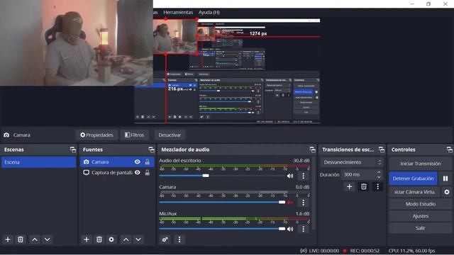 Como girar la camara obs Modo Espejo Sin programas смотреть онлайн