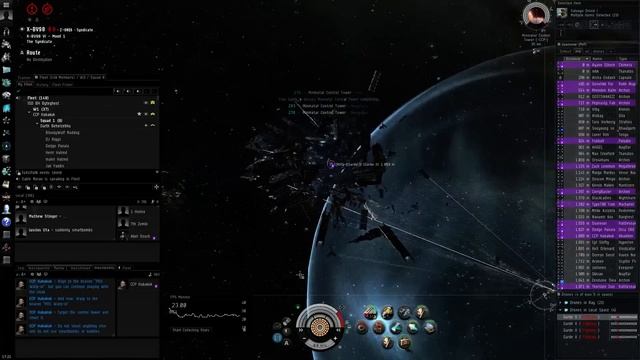 EVE Online - Sisi test server - Oceanus mass test смотреть онлайн