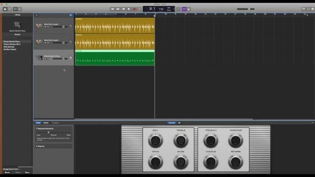 Tutorial: how to separate parts of a drum track in GarageBand on a MacBook смотреть онлайн