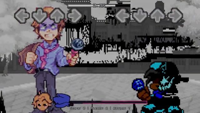 Friday night funkin' Corruption reimagined. Senpai vs Evil Jay. смотреть онлайн