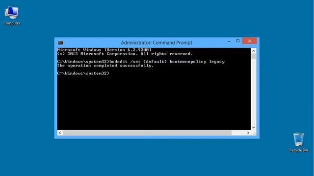 How to Enable the "F8" key in Windows 8. смотреть онлайн