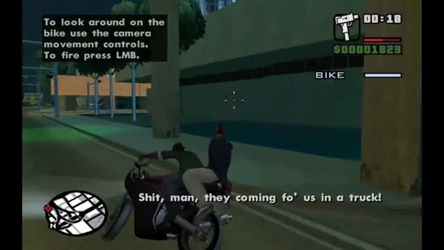 Grand Theft Auto: San Andreas Walkthrough: Mission 14 - Just Business смотреть онлайн