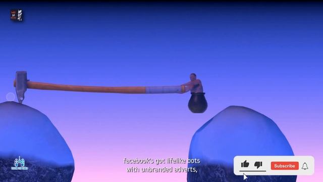 Getting over it with bennett foddy - Big Hammer [Mod By Codyumm] Gameplay by - Vikram Live Gamer смотреть онлайн