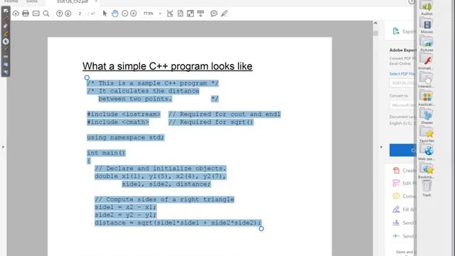 EGR126 lecture2b смотреть онлайн