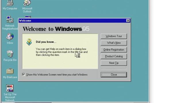 Windows 95 booting diskless from a NetWare 4.11 server смотреть онлайн