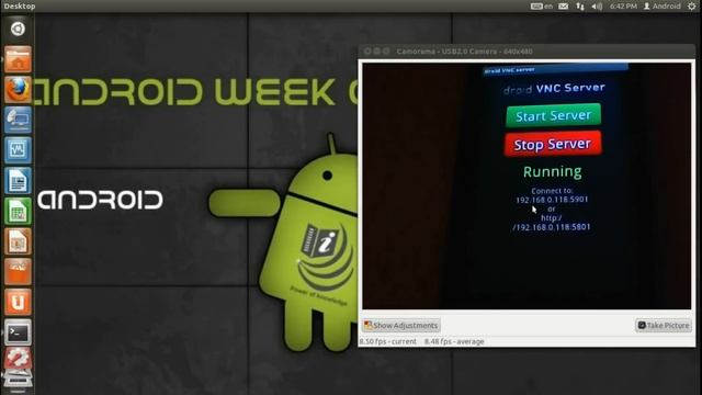 Control your android phone using VNC смотреть онлайн