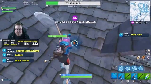 URADIO JE OVO SA HUNTINGOM!! - Fortnite Balkan PC w/ MarkoKOFS смотреть онлайн