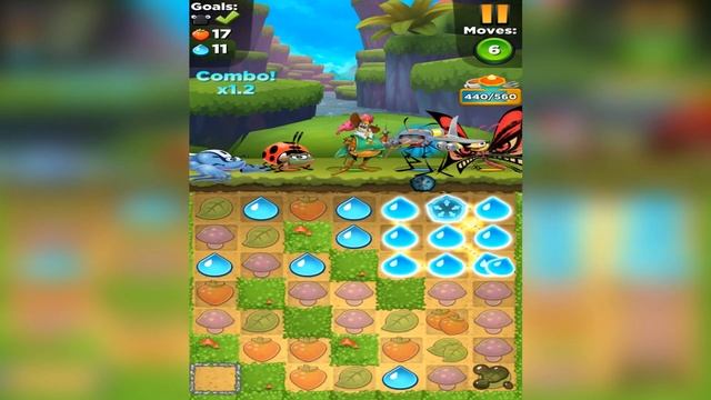 Best Fiends - gameplay wakthrough - Ocean day level 441 level 442 level 443 ios / android смотреть онлайн