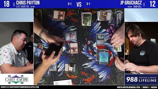 MTG Modern | Izzet Murktide vs Dimir Mill | Hunter Burton Memorial Open | Round 5 смотреть онлайн