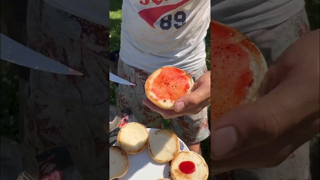 Бургер деревенский #бургер