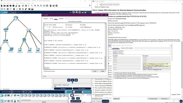 9.1.3 Packet Tracer - Identify MAC and IP Addresses смотреть онлайн
