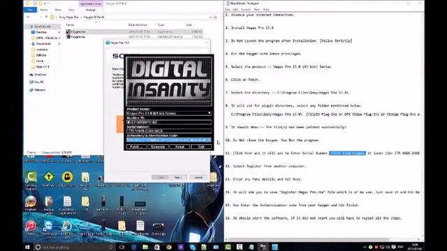 Tuto: Installer/Cracker - Sony Vegas Pro 13.0 Build 453 (x64) + Patch смотреть онлайн