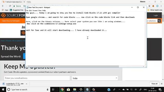 How to install Code blocks 17.12 in windows 10 with GCC Compiler | Best C/C++ Compiler смотреть онлайн