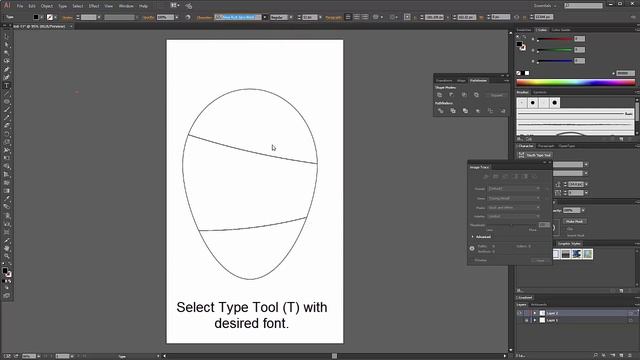 Easily sculpt text to object size in Adobe Illustrator смотреть онлайн