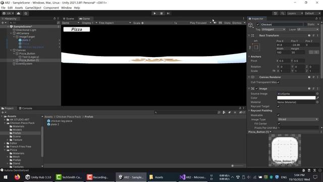 Unity: How to create AR Restaurant Menu App - شرح بالعربي смотреть онлайн