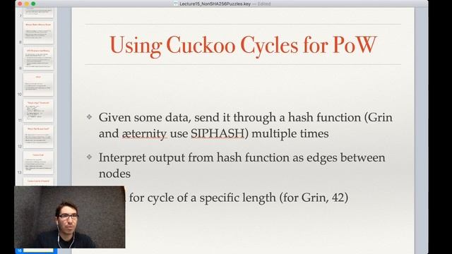 Lecture 14: Non-SHA256 Proof-of-Work смотреть онлайн