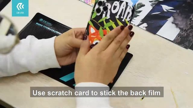 Montare Folie Skin Autocolant 3D, Devia, Colorful Back Film tutorial смотреть онлайн