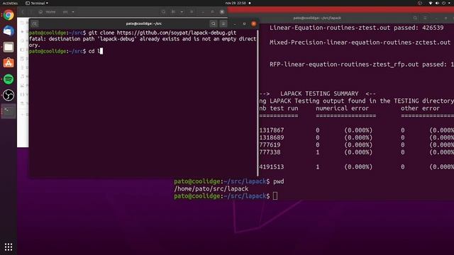 Visual debugging for LAPACK FORTRAN Tutorial in VS Code - Linux смотреть онлайн