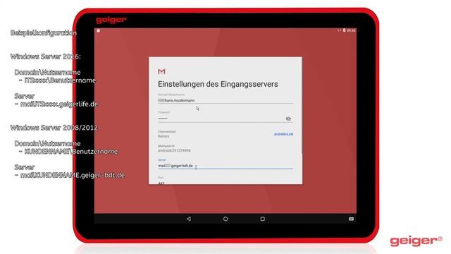 geigerASP - Android - Einrichtung Smartphone E-Mail Synchronisation (Android) смотреть онлайн
