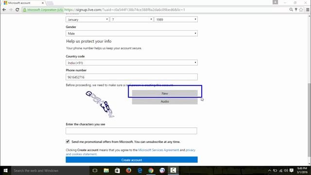 How To Create Microsoft Account 2018 - COMPUTER AND MOBILE TIPS смотреть онлайн