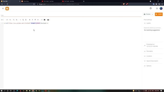 How to Open Links in a new Window | How to increase adsense earnings | Popup Window | Tech Vodh смотреть онлайн