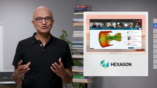 Live Share in Microsoft Teams (Satya Nadella 2022 Build Keynote) смотреть онлайн