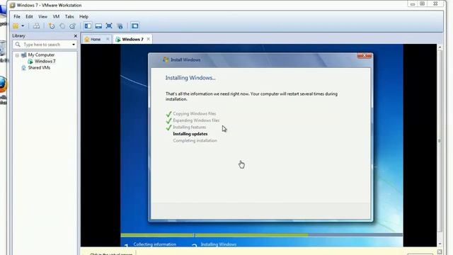 How to install Windows 7 on Vmware workstation 10 смотреть онлайн