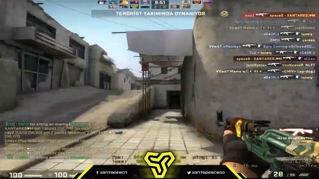 XANTARES Playing FFA DM - CS:GO [twitch.tv/xantarescn]