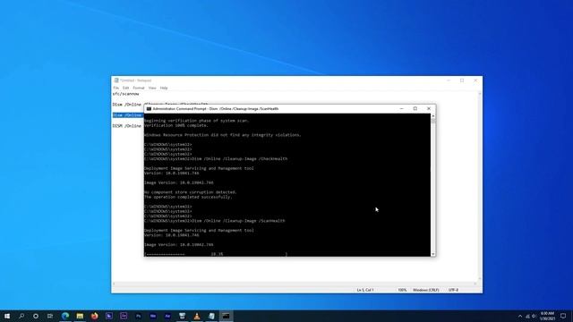 Check Your Windows 10 Health via CMD (Command Promt) смотреть онлайн