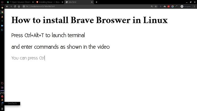 How to install Brave Browser in Linux (Ubuntu, Mint, MX, Debian, etc смотреть онлайн