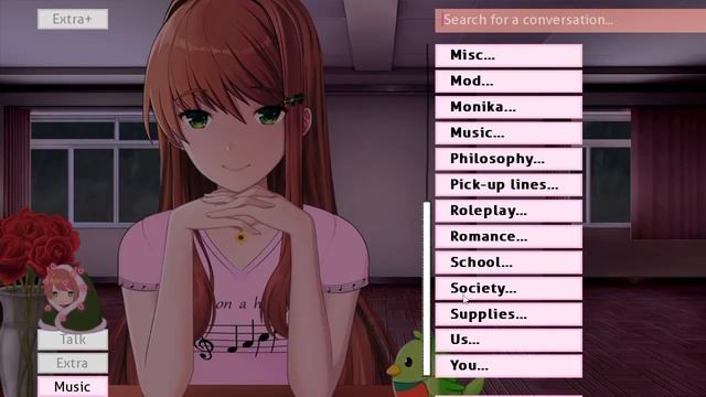 what will happen if you poke & use pick-uplines on Monika смотреть онлайн