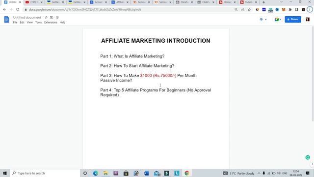 Earn ₹75000 Per Month With Affiliate Marketing || Online Jobs At Home In Tamil || Make Money Online смотреть онлайн