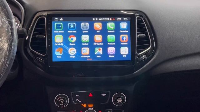 Central multimídia Jeep Compass 2017 a 2021 Aikon core смотреть онлайн