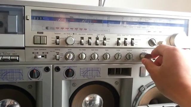 SHARP GF-777, Ghettoblaster, radio cassette recorder смотреть онлайн