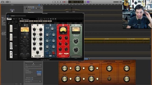 Garageband Tutorial: Mixing Hard Rock Drums PART 3 "How to mix a hard rock instrumental смотреть онлайн