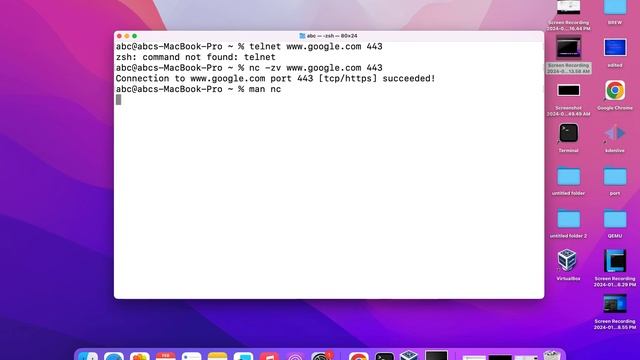 zsh: command not found: telnet | telnet alternative in mac | nc netcat command demo смотреть онлайн